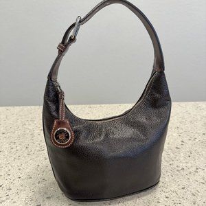 Dooney & Bourke Pebble Brown Leather Hobo Shoulder Bag